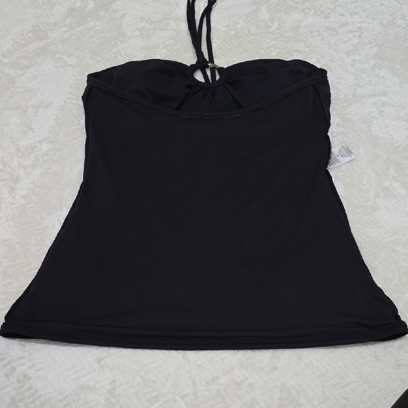 MICHAEL Michael Kors Black Tankini Halter Top - Picture 9 of 13